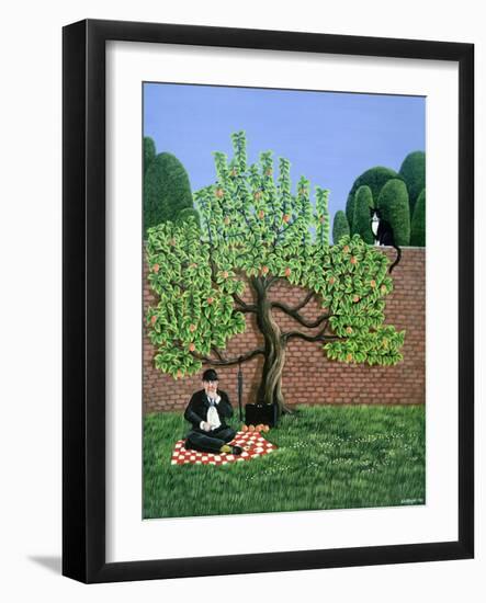 The Glutton, 1981 (Gouache)-Liz Wright-Framed Giclee Print