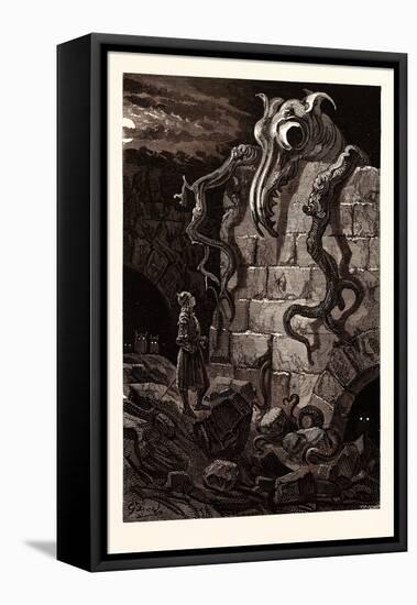 The Gnarled Monster-Gustave Dore-Framed Premier Image Canvas