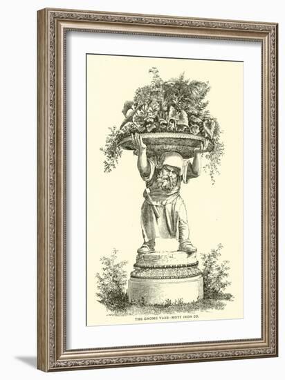 The Gnome Vase, Mott Iron Company-null-Framed Giclee Print