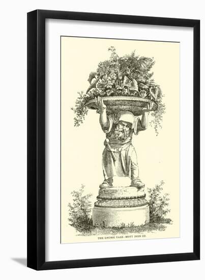 The Gnome Vase, Mott Iron Company-null-Framed Giclee Print