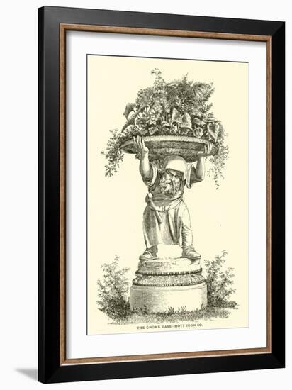 The Gnome Vase, Mott Iron Company-null-Framed Giclee Print