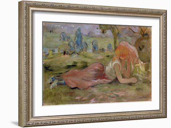 The Goatherd, 1891-Morisot-Framed Giclee Print