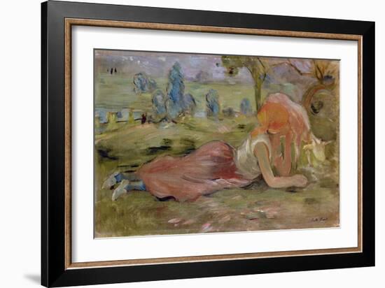 The Goatherd, 1891-Morisot-Framed Giclee Print