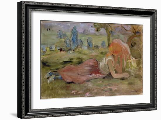 The Goatherd, 1891-Morisot-Framed Giclee Print