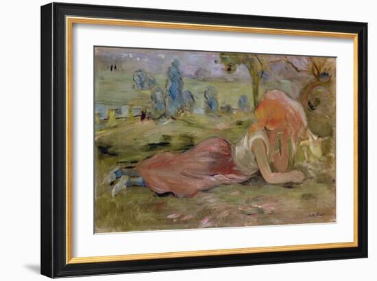 The Goatherd, 1891-Morisot-Framed Giclee Print