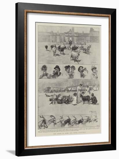 The Goats of Rome and their Clientele-null-Framed Giclee Print