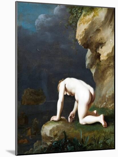 The Goddess Calypso Rescues Ulysses, 1630-Cornelis van Poelenburgh-Mounted Giclee Print