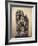 The Goddess Ganga, Personification of Ganges River, Grey Shale Statue-null-Framed Giclee Print
