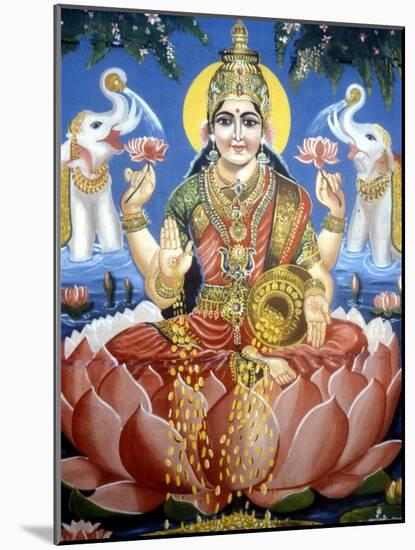 The Goddess Lakshmi-null-Mounted Giclee Print