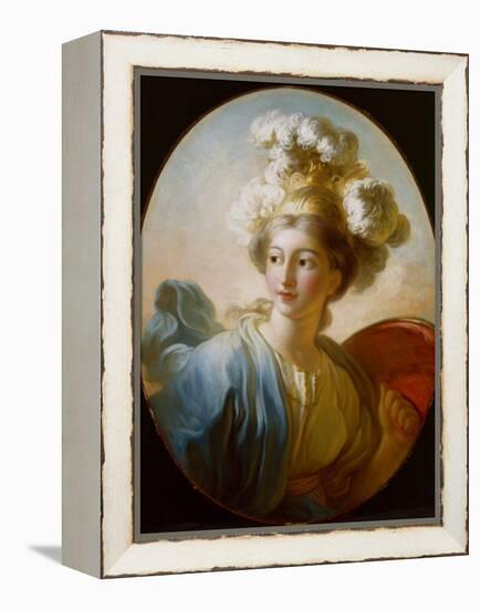 The Goddess Minerva, C.1772 (Oil on Canvas)-Jean-Honore Fragonard-Framed Premier Image Canvas