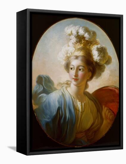 The Goddess Minerva, C.1772 (Oil on Canvas)-Jean-Honore Fragonard-Framed Premier Image Canvas