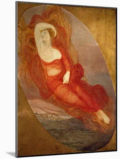 The Goddess of Love Painting by Giovanni Segantini (1858-1899) 1894-1897 Sun. 210X133 Cm Milan, Gal-Giovanni Segantini-Mounted Giclee Print