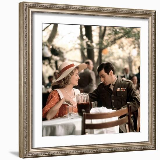 The Godfather, Diane Keaton, Al Pacino, 1972-null-Framed Photo