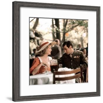 The Godfather, Diane Keaton, Al Pacino, 1972-null-Framed Photo
