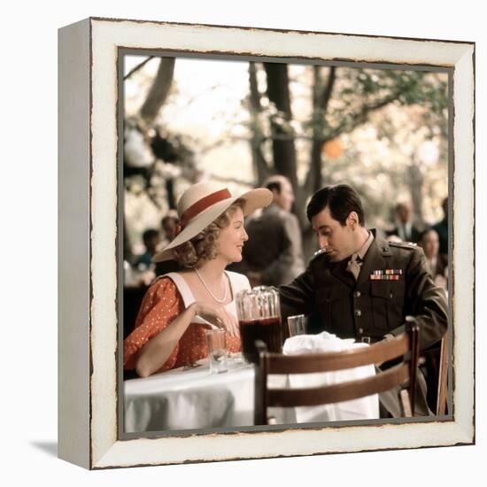 The Godfather, Diane Keaton, Al Pacino, 1972-null-Framed Stretched Canvas