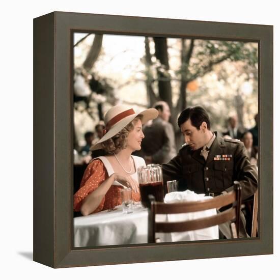 The Godfather, Diane Keaton, Al Pacino, 1972-null-Framed Stretched Canvas