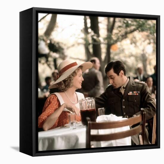 The Godfather, Diane Keaton, Al Pacino, 1972-null-Framed Stretched Canvas