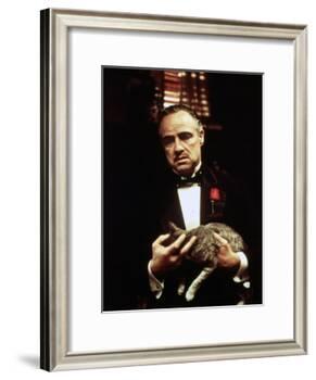The Godfather, Marlon Brando, 1972-null-Framed Photo