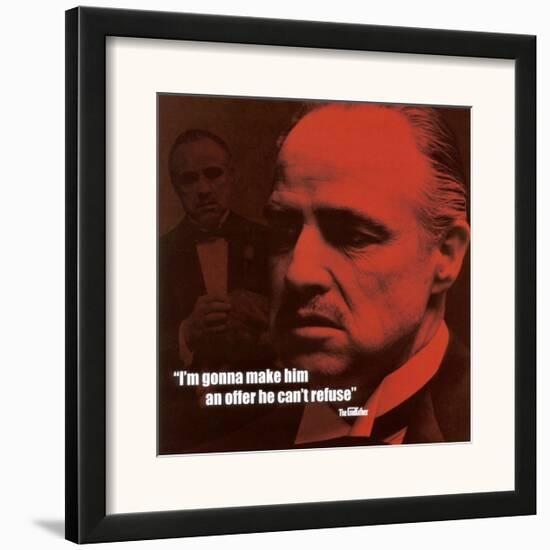The Godfather: The Offer-null-Framed Art Print