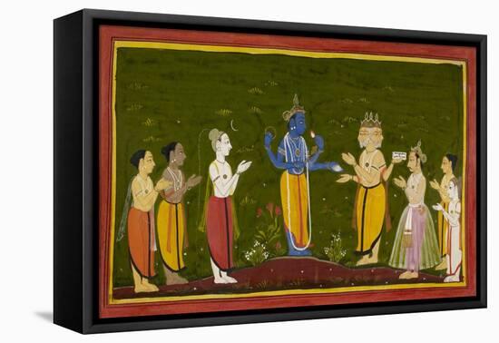 The Gods Approach Vishnu-null-Framed Premier Image Canvas