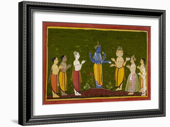 The Gods Approach Vishnu-null-Framed Giclee Print