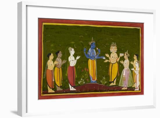 The Gods Approach Vishnu-null-Framed Giclee Print