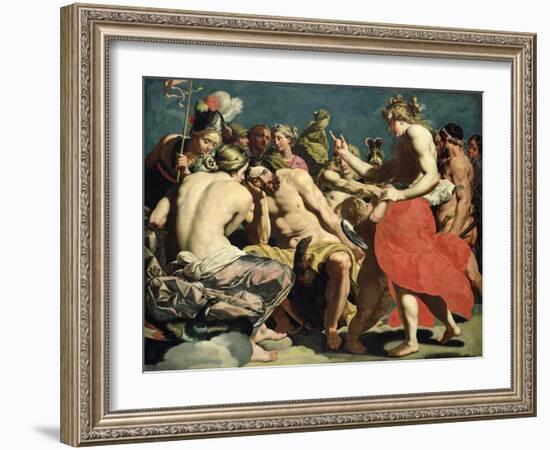 The Gods of Olympus-Abraham Janssens Van Nuyssen-Framed Giclee Print