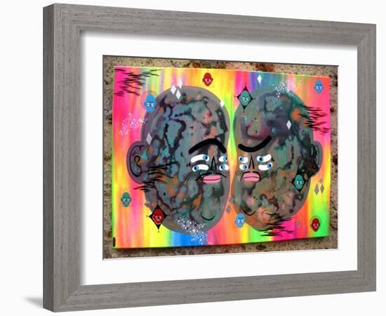 The Gods-KASHINK-Framed Art Print