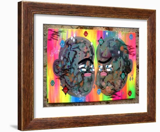 The Gods-KASHINK-Framed Art Print