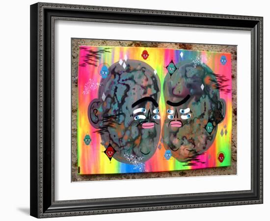 The Gods-KASHINK-Framed Art Print