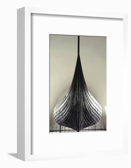 The Gokstad Ship, Viking, Norway, 9th century-Werner Forman-Framed Photographic Print