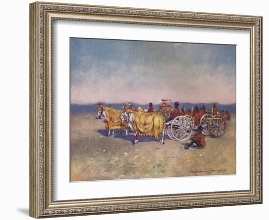 'The Gold and Silver Cannons of Baroda, 1903-Mortimer L Menpes-Framed Giclee Print