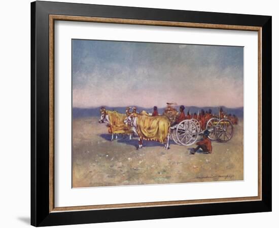 'The Gold and Silver Cannons of Baroda, 1903-Mortimer L Menpes-Framed Giclee Print