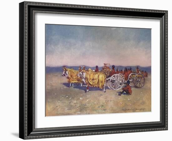 'The Gold and Silver Cannons of Baroda, 1903-Mortimer L Menpes-Framed Giclee Print