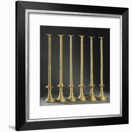 The Gold Candlesticks of Lebrija, Seville, Spain-null-Framed Giclee Print