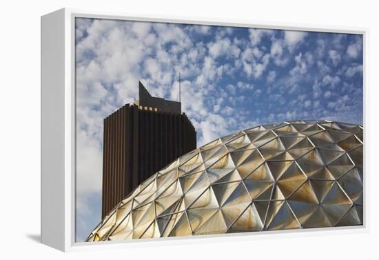 The Gold Dome Building, Oklahoma City, Oklahoma, USA-Walter Bibikow-Framed Premier Image Canvas