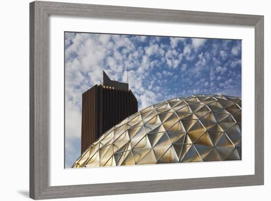 The Gold Dome Building, Oklahoma City, Oklahoma, USA-Walter Bibikow-Framed Photographic Print