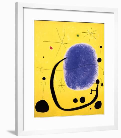 The Gold of the Azure, 1967-Joan Miro-Framed Art Print