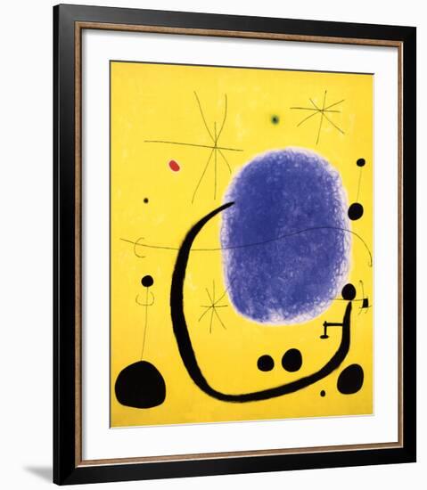 The Gold of the Azure, 1967-Joan Miro-Framed Art Print