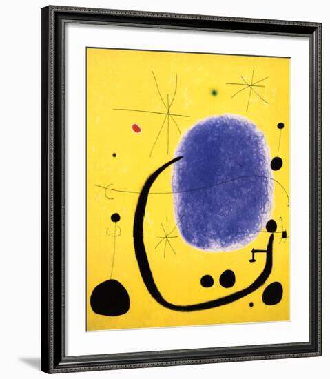 The Gold of the Azure, 1967-Joan Miro-Framed Art Print