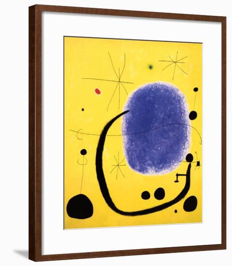 The Gold of the Azure, 1967-Joan Miro-Framed Art Print