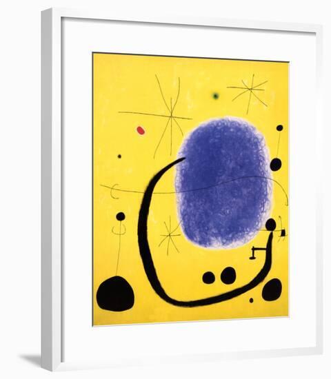 The Gold of the Azure, 1967-Joan Miro-Framed Art Print