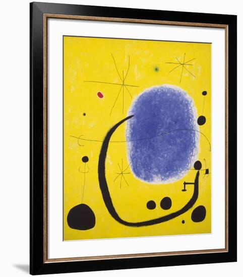 The Gold of the Azure, 1967-Joan Miro-Framed Giclee Print