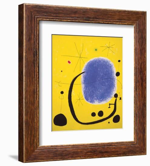 The Gold of the Azure, 1967-Joan Miro-Framed Art Print