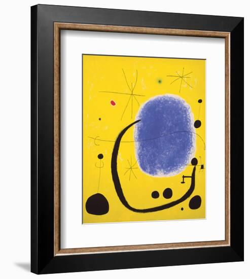 The Gold of the Azure, 1967-Joan Miro-Framed Art Print