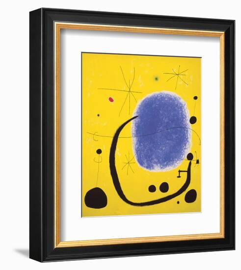 The Gold of the Azure, 1967-Joan Miro-Framed Art Print