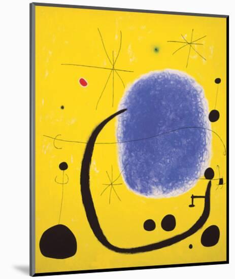 The Gold of the Azure, 1967-Joan Miro-Mounted Art Print