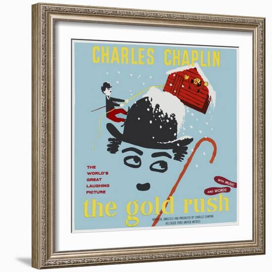 The Gold Rush, 1925, Directed by Charles Chaplin-null-Framed Giclee Print