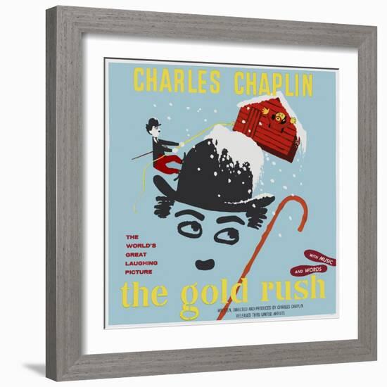 The Gold Rush, 1925, Directed by Charles Chaplin-null-Framed Giclee Print