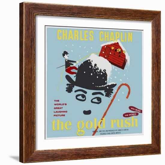 The Gold Rush, 1925, Directed by Charles Chaplin-null-Framed Giclee Print